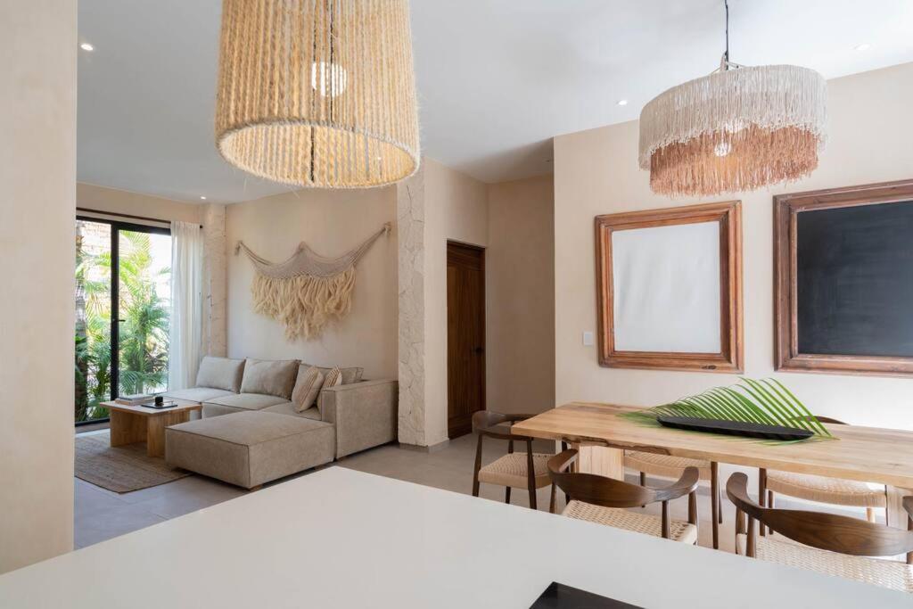 Lujoso Departamento Boho-Chic Con Alberca Privada Διαμέρισμα Τουλούμ Εξωτερικό φωτογραφία