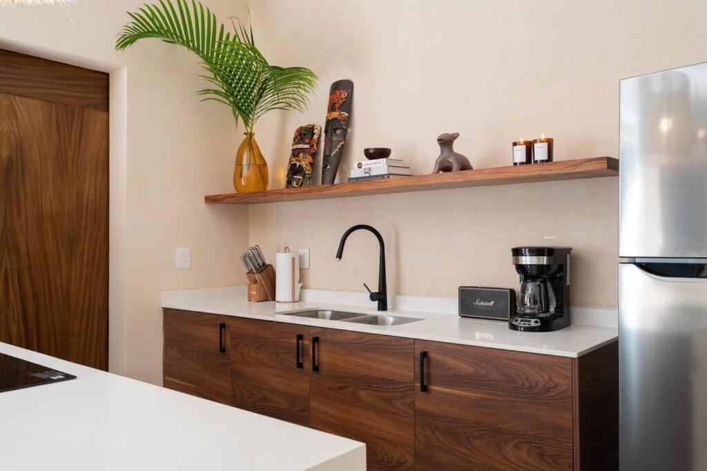 Lujoso Departamento Boho-Chic Con Alberca Privada Διαμέρισμα Τουλούμ Εξωτερικό φωτογραφία