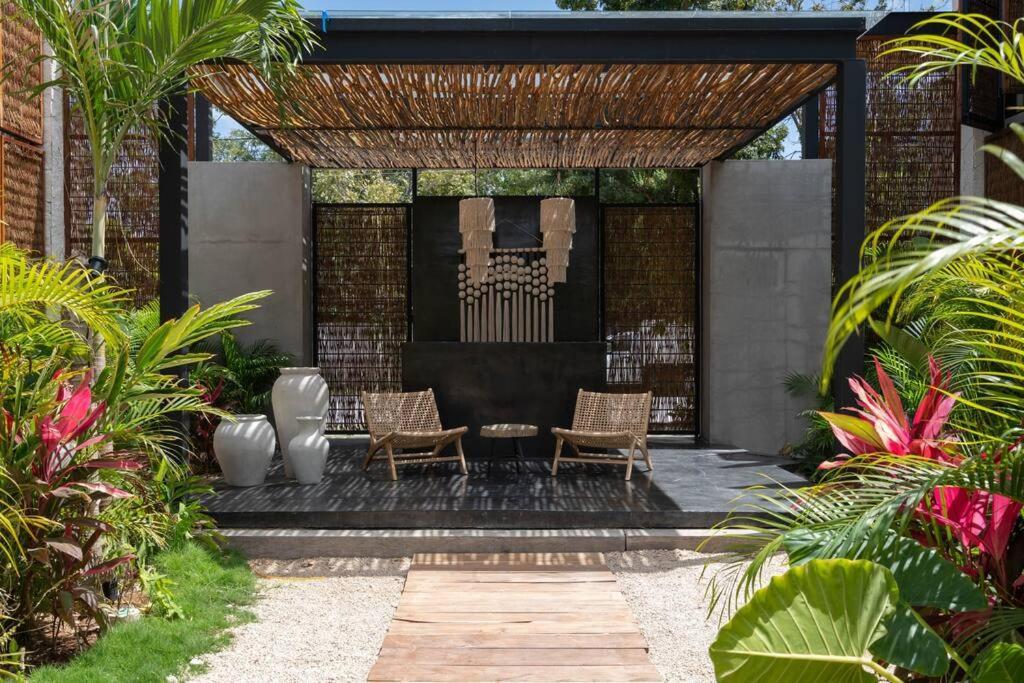 Lujoso Departamento Boho-Chic Con Alberca Privada Διαμέρισμα Τουλούμ Εξωτερικό φωτογραφία
