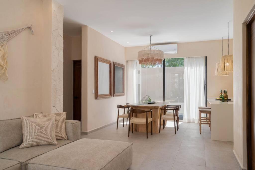 Lujoso Departamento Boho-Chic Con Alberca Privada Διαμέρισμα Τουλούμ Εξωτερικό φωτογραφία